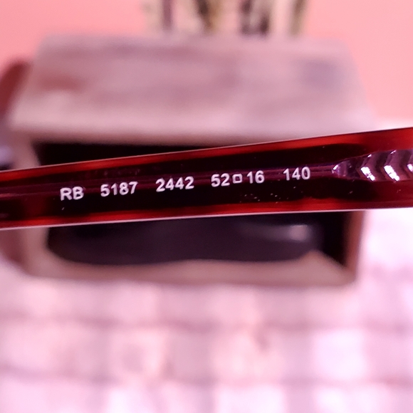 Ray-Ban Reading Glasses RB5187-2442-52 in Tortoise Purple 52mmRAY-BAN (9) - Picture 7 of 10